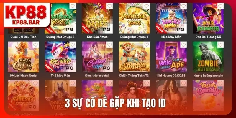 3 sự cố dễ gặp khi tạo ID